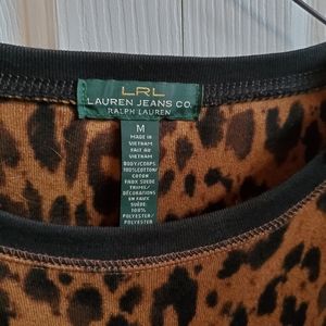 Ralph Lauren animal print top